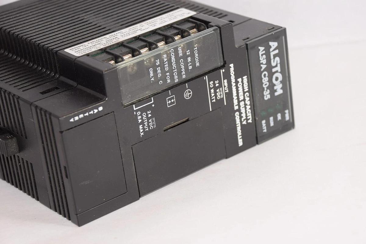 Used GE FANUC / ALSTOM CE693PWR331B 24Vdc Hi-Cap 30W Power Supply Module