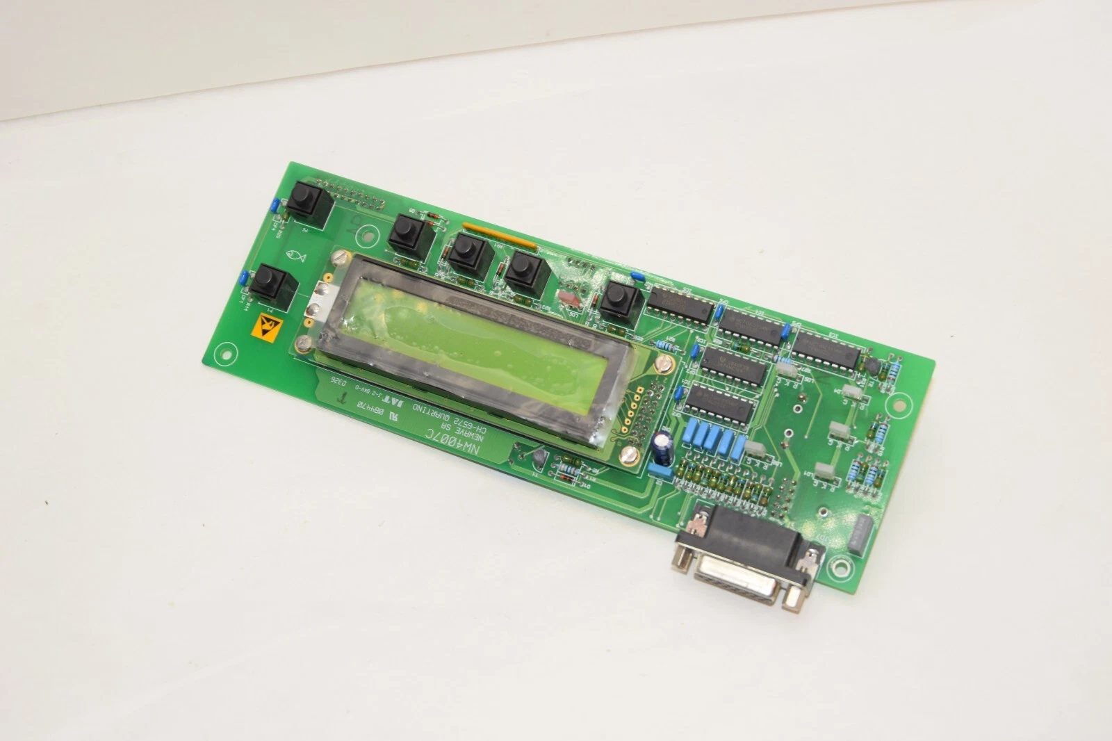 (NEW) EXIDE / NEWAVE NW4007C 37/03 CH-6572 Quartino Display PCB Board Assembly
