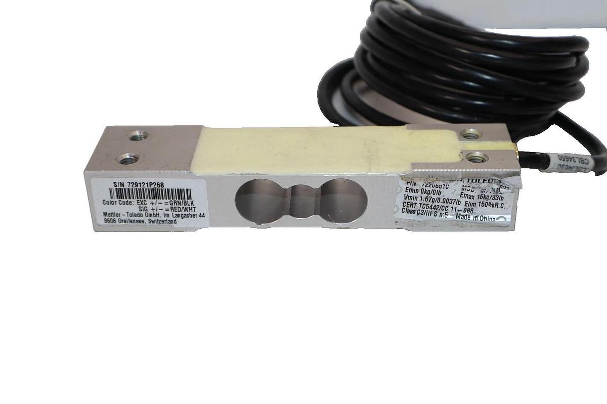 Used Mettler Toledo Load Cell 15kg 72208510 MT1022 Load Cell Sensor