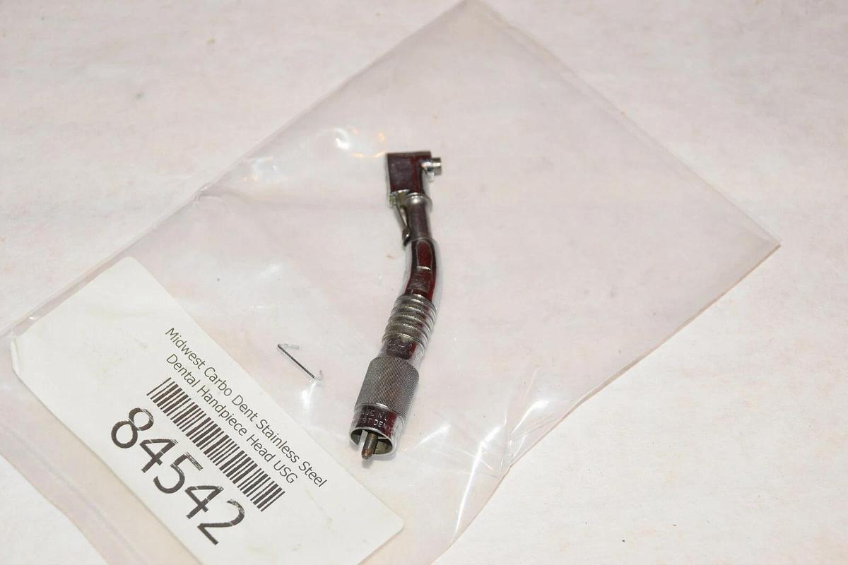 Used MIDWEST CARBO DENT 84542 STAINLESS STEEL DENTA HANDPIECE HEAD