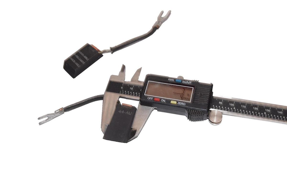 Reliance RE44-AU , 1-9/16" x 3/4" x 3/8" Carbon Motor Brush  (New - Lot of 3)