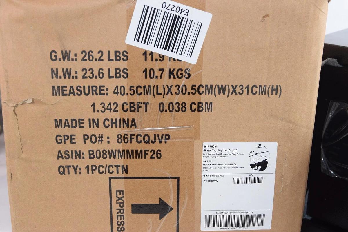 (NEW) AMAZON BASICS 0.5 Cubic Feet Black Electronic Lock Hotel Safe