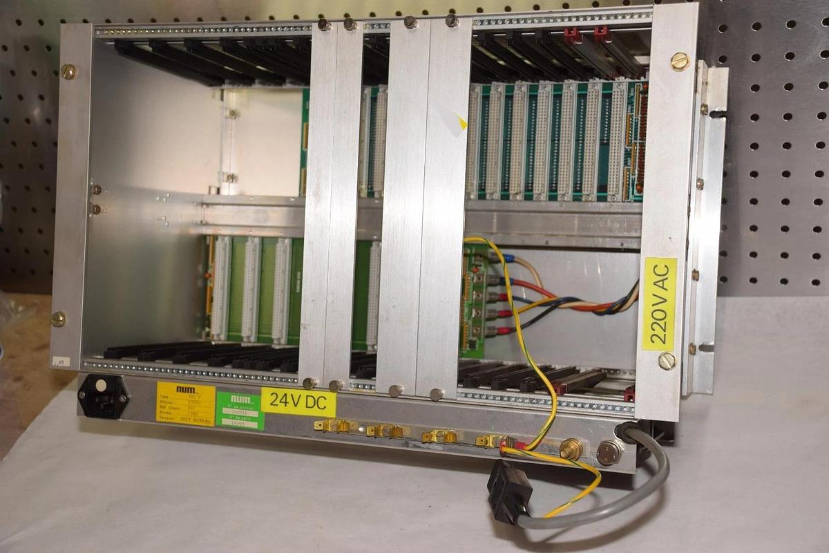 Used NUM Telemecanique 760 F PLC Rack 93650