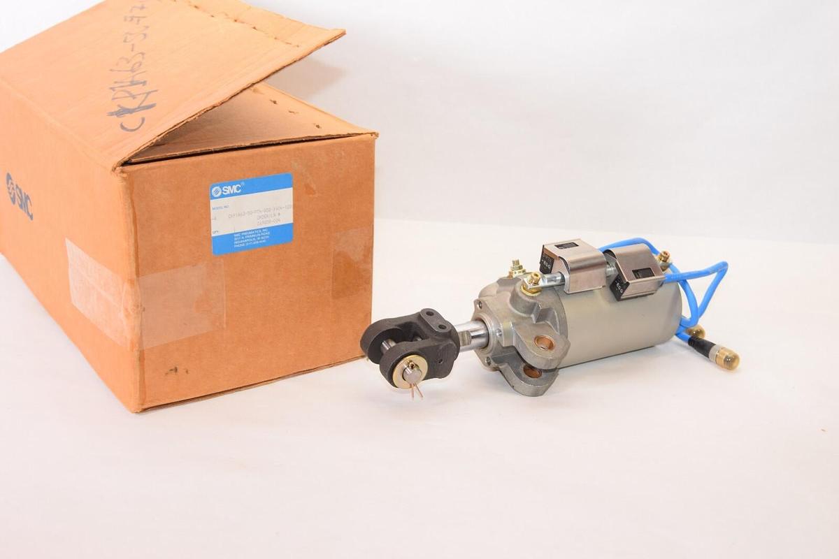 (NEW) SMC CKP1A63-50-P74-85G-X404-X22US-A 250psi 17.5kgf Clamp Cylinder