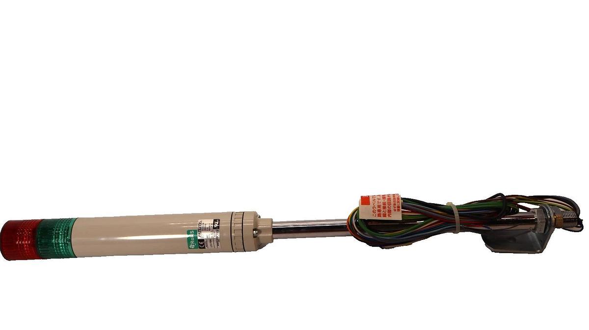 Patlite Signal Tower Light LCE-2M2FB-RG 90-250Vac Red/Green (New)