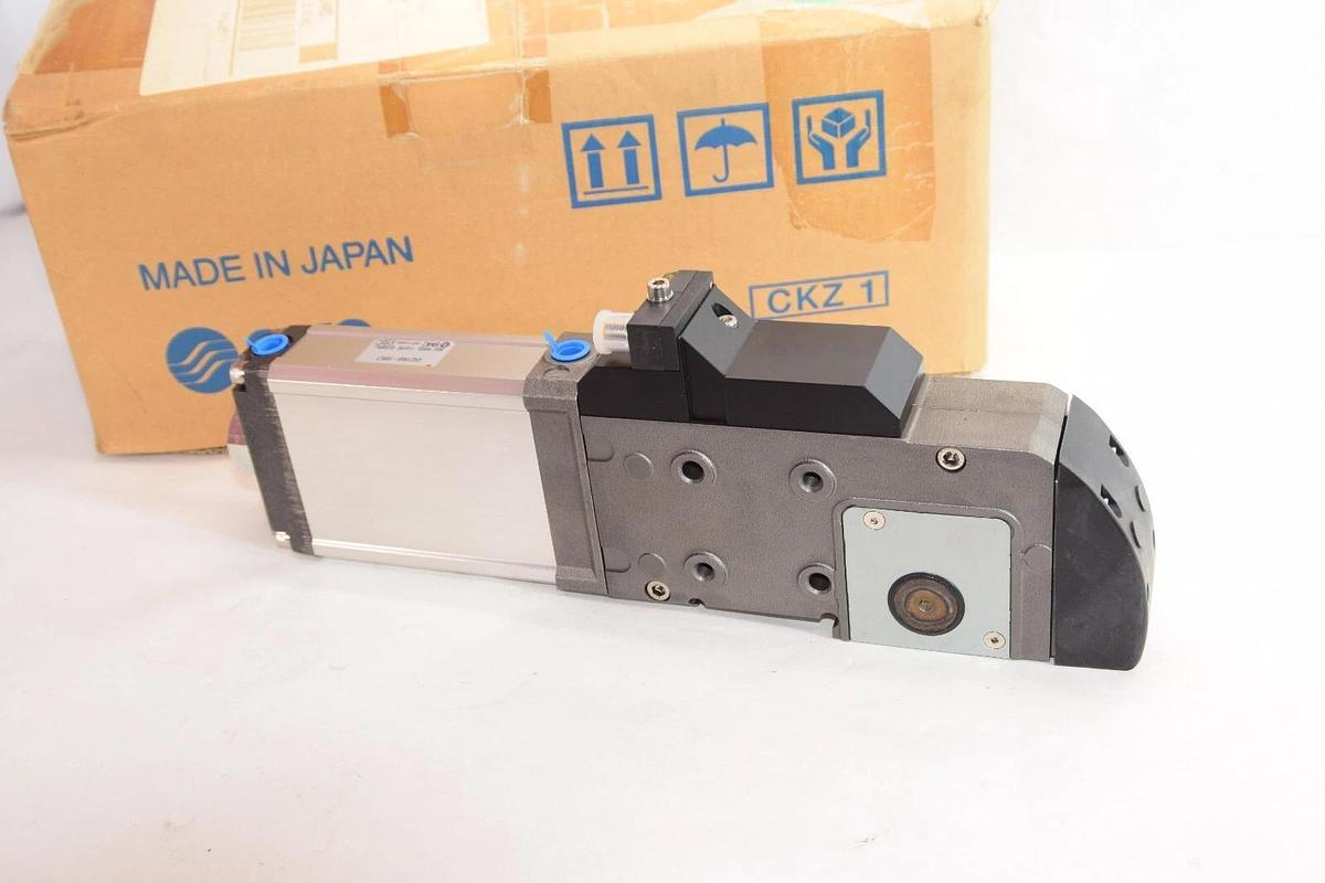 (NEW) SMC CKZ1N50-120LT Pnuematic Clamp Cylinder
