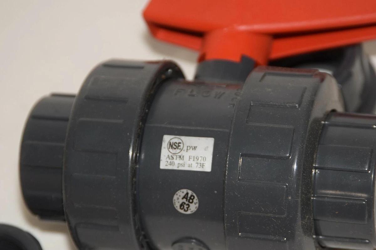 (NEW) CEPEX Hayward ASTM F1970 240psi 22000 PVC Ball Valve