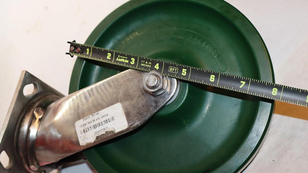 ALBION 8" 05 Swl 8x2 XL 05X108251S Stainless Steel Swivel Caster 8"x2" (NEW)