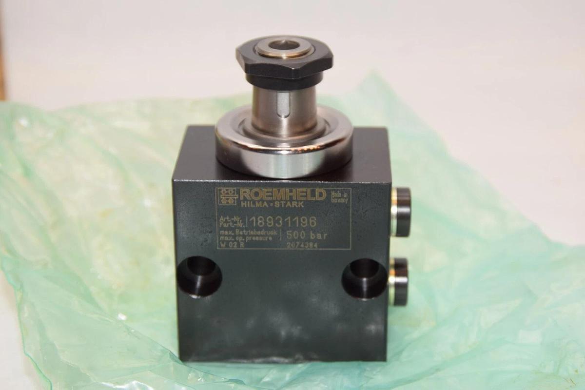 (NEW) ROEMHELD 18931196 0622-143-0021 500 Bar Block Cylinder
