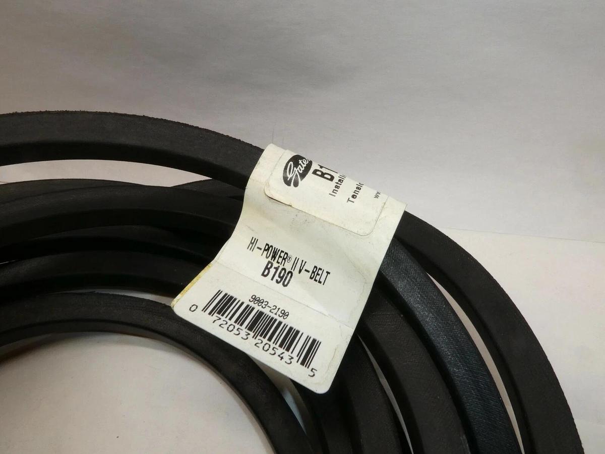 (NEW) GATES B190 9003-2190 Hi-Power II V-Belt