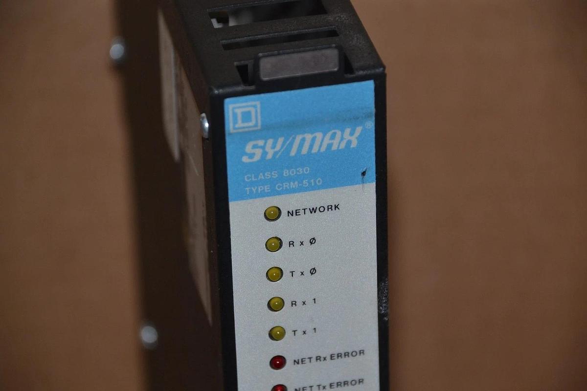 Used SQUARE D SY/MAX 8030 CRM-510 SERIES H2 5.00 INTERFACE MODULE