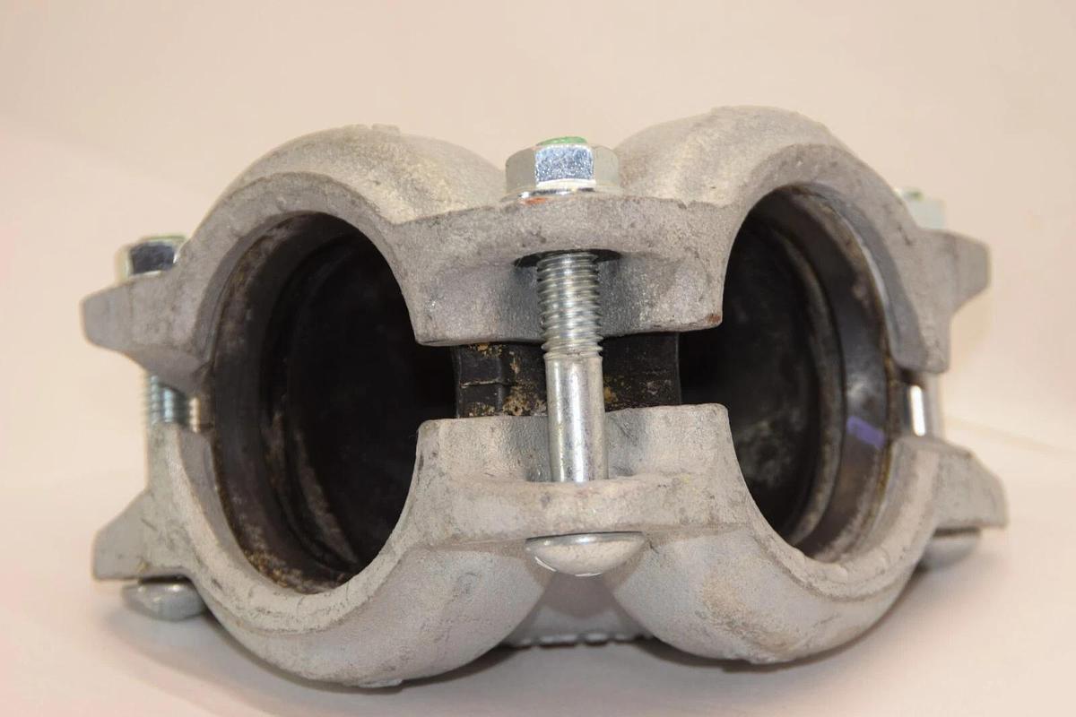 New VICTAULIC 2" 2/60.3 101 90 Degree Elbow Firelock Galvanized Rigid Coupling