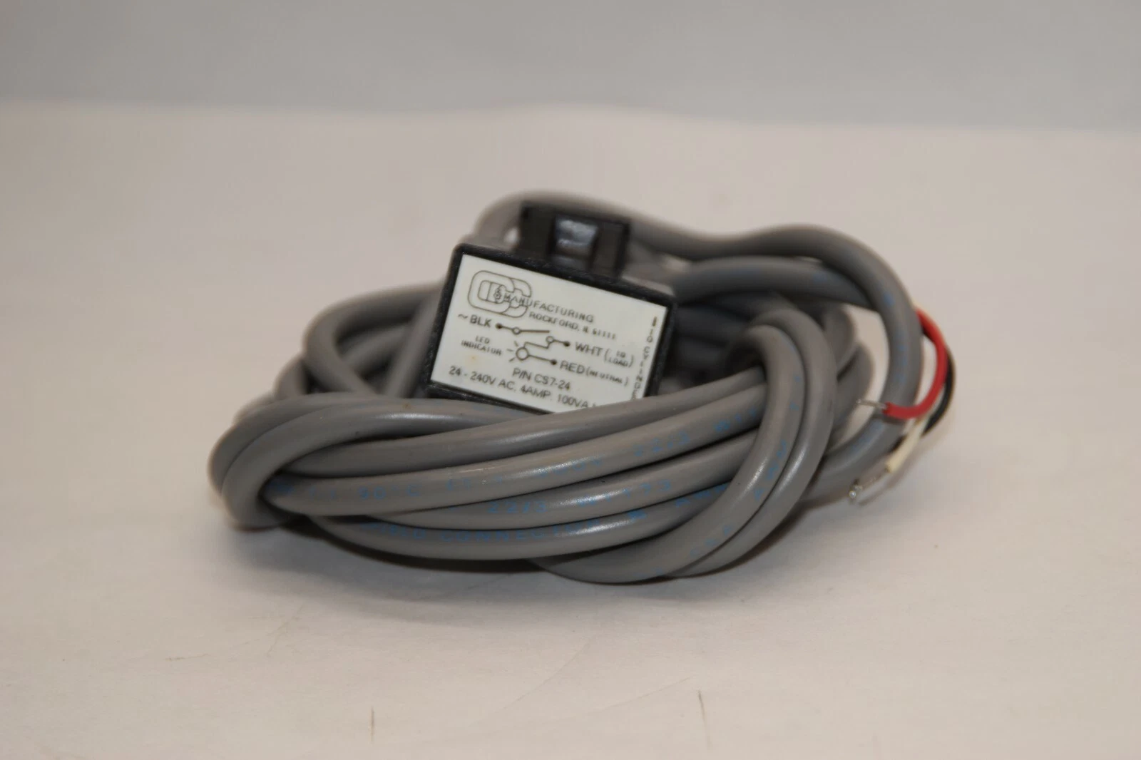 (NEW) CC MANUFACTURING CS7-24 24-240Vac 4Amp 100Va Cylinder Switch