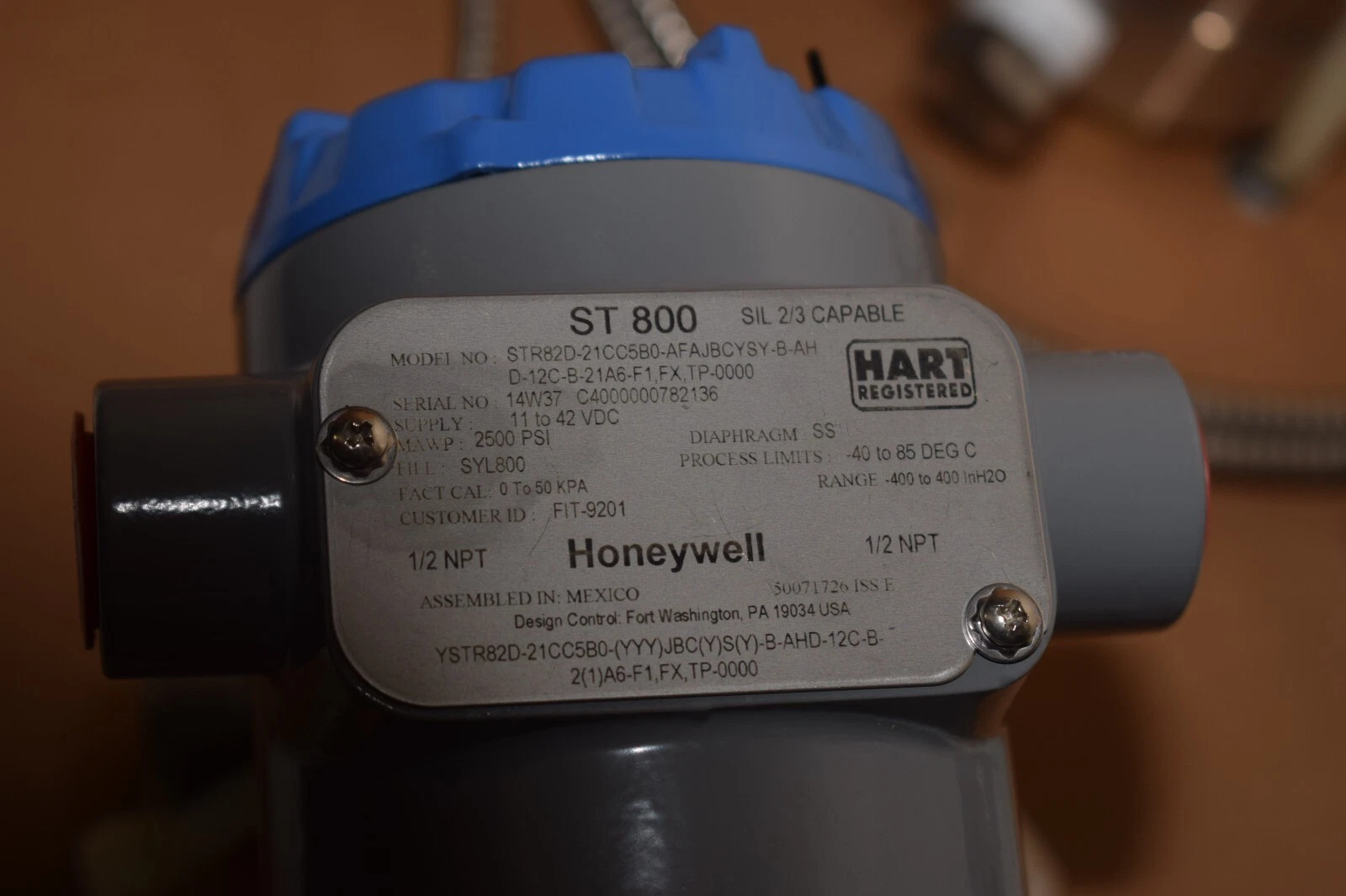 Honeywell STR800 DP Remote Seal ST800 YSTR82D-21CC5B0-(YYY)JBC(Y)S(Y)-B (NEW)
