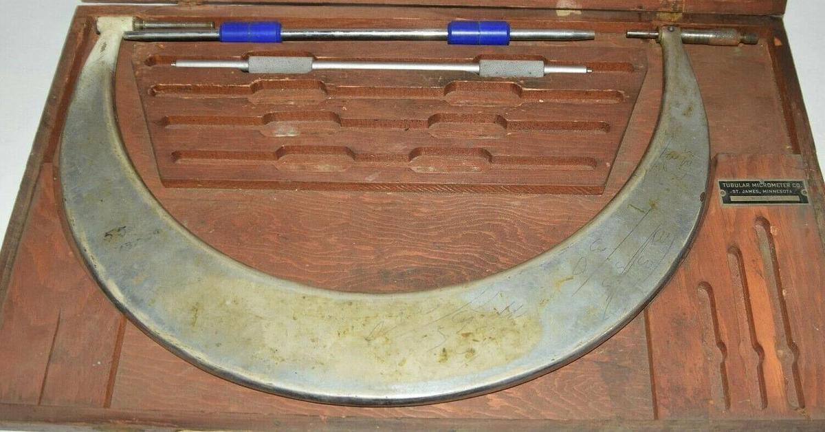 Used TUBULAR MICROMETER M016 MO16 12-16" M016-12 T016 M01612  Outside Standard Case