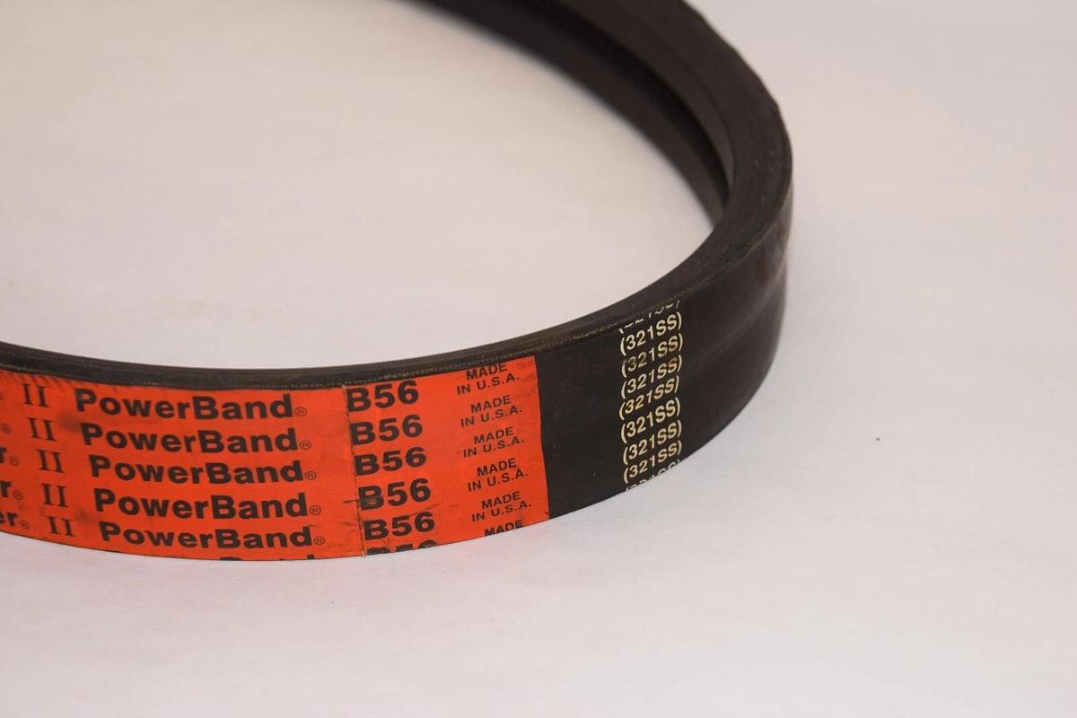 GATES B56 B-56 B56-2 2-B56 2/B56 2 Rib Hi-Power II PowerBand V-Belt USA *NEW