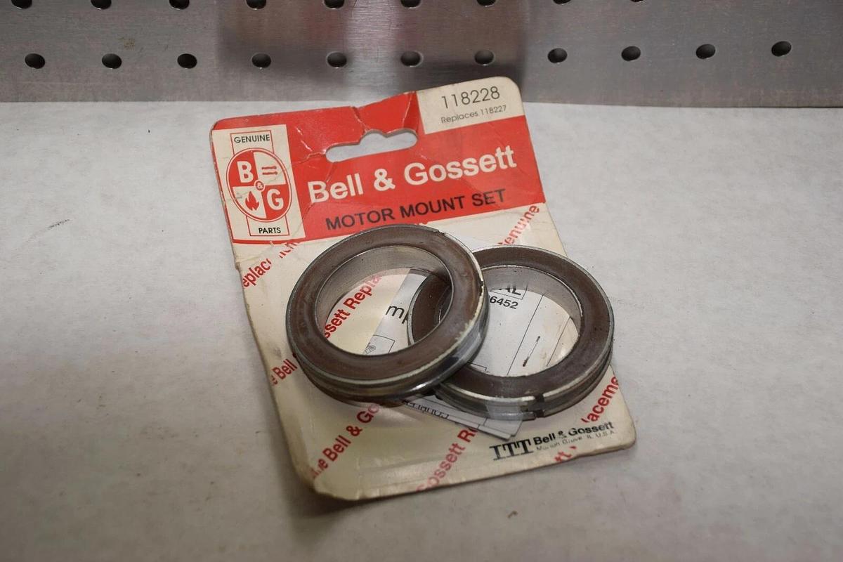 BELL & GROSSETT 118228 REPLACES 118227 MOTOR MOUNT SET NEW
