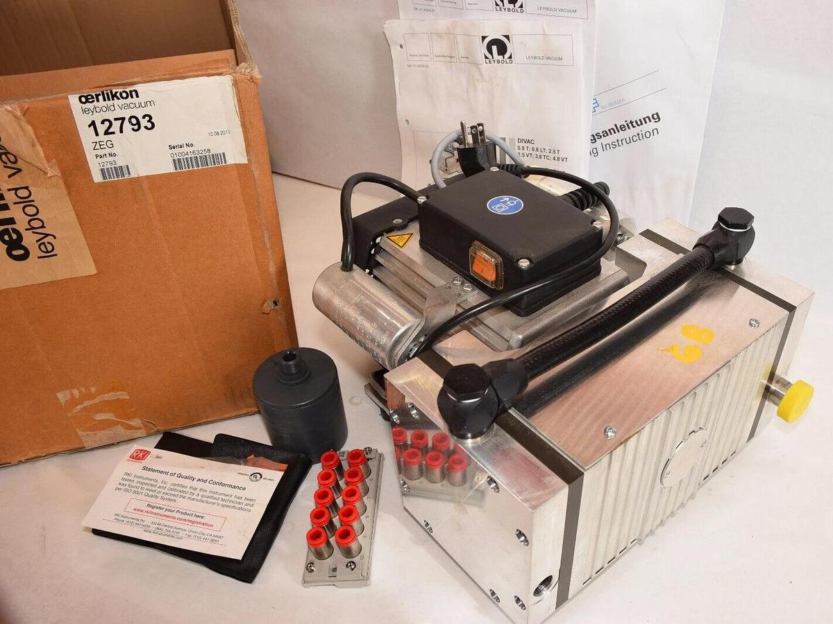 Leybold Oerlikon Vacuum Pump 12793 DIVAC 4.8VT 1279301004163258 115v .305kW *NEW