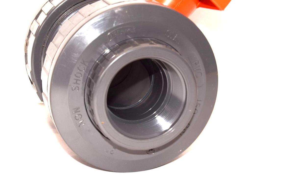 George Fischer 2" Threaded Non-Shock True Union Ball Valve PVC (New)