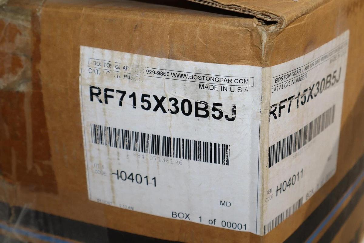 BOSTON GEAR 30:1 Right Gear Box Speed Reducer RF715X30B5J RF715-30-B5-J (NIB)