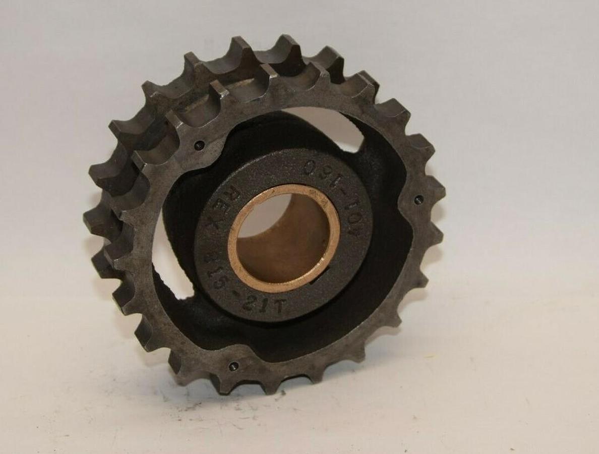 (NEW) REX 815-21T-1-7/16 815-21Tx1-7/16 21Teeth 1-7/16" Bore Non-Keyed Sprocket
