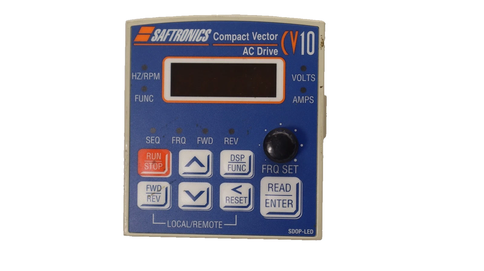 Used Saftronics SDOP-LED , SD0P-LED Compact Vector AC Drive *Display Only*