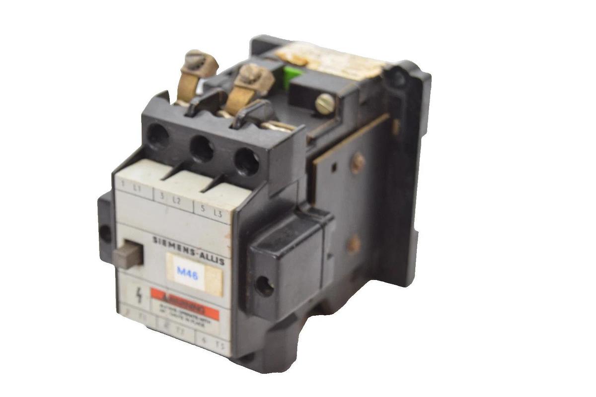 Used Siemens Allis Size 0 Contactor CXL00*3 CXL003 CXL00-3
