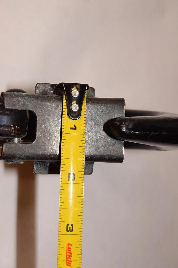 Used Demag-V-5 83786144 PS BB Hoist Lower Hook Load Block Double Chain Swivel Hook