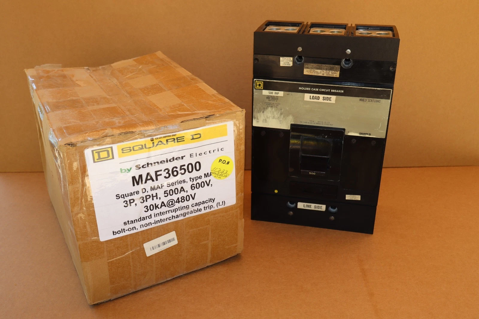 Square D Ciruit Breaker 400A MHL3640025DC1679 MHL360025DC1679 3p 3ph 600v REFURB