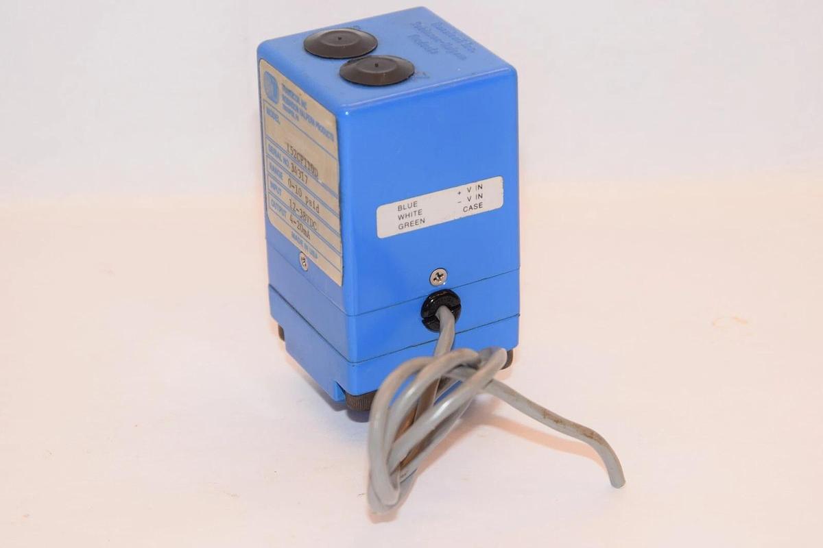 Used TRANSICOIL INC. 152CP110D 0-10psid 12-38Vdc 4-20mA Pressure Sensor