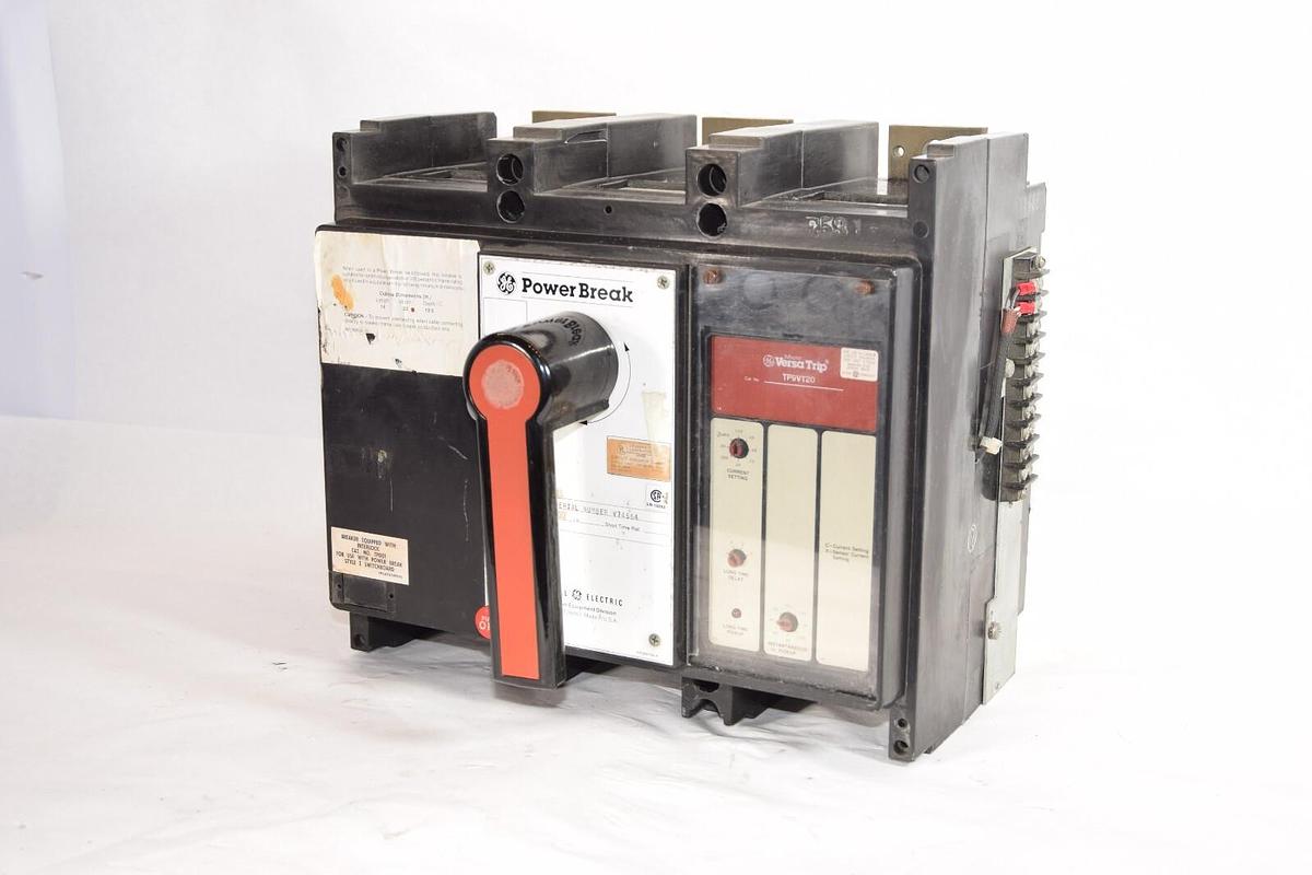 Used GE GENERAL ELECTRIC THPVVF3604 400A Amp TP9VT20 PowerBreak Circuit Breaker