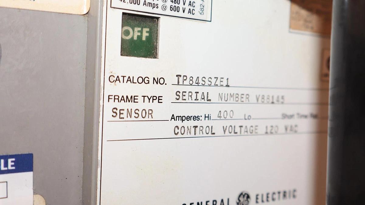 Refurbished GE General Electric Power Break Breaker 400A Amp TP84SSZE1 TR4S400 GF