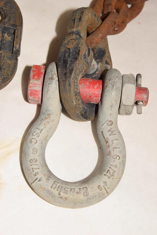 Used 1/2" Crosby Chain Sling 48" CW13-10 U1TK CW 13-10 TSC 7/8 Crosby