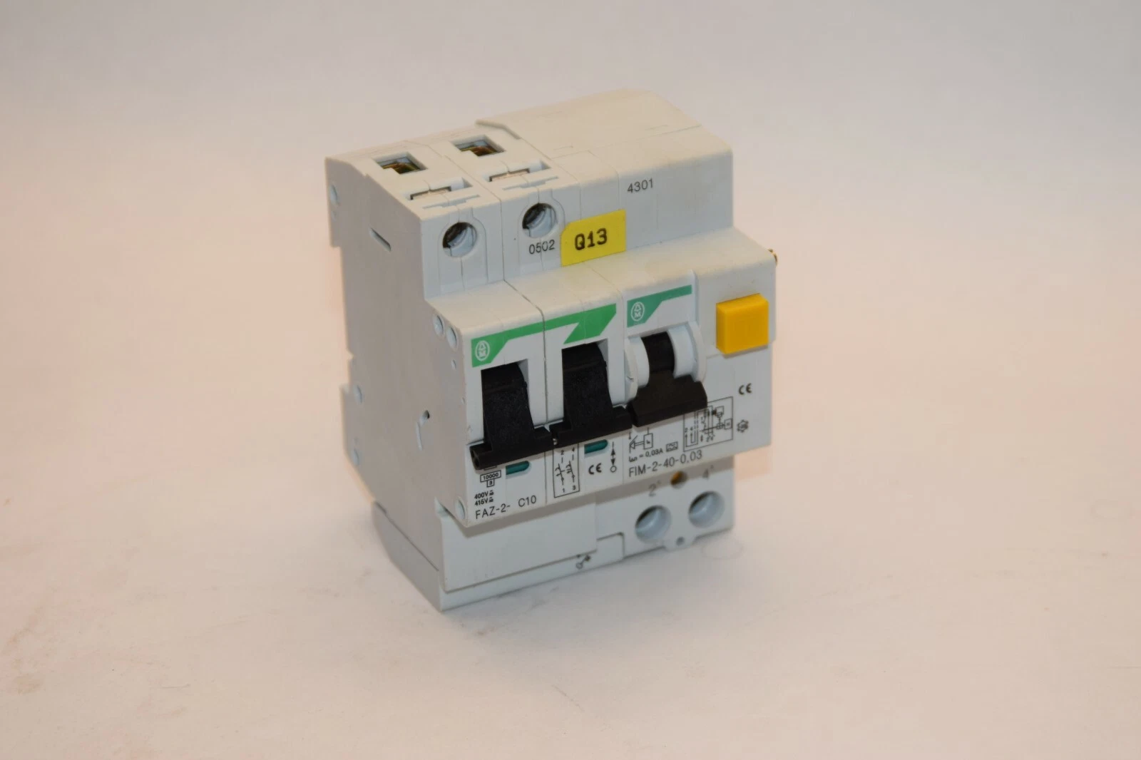 Used KLOCKNER-MOELLER RELAY MODULE FAZ-2-C10 FIM-2-40-0,03 FIM 2 40 0 03 FIM240003