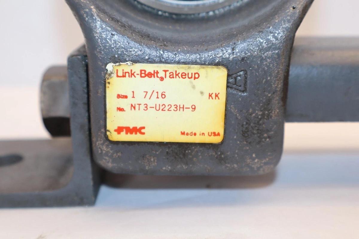 LINK-BELT Take Up NT3-U223H-9 1-7/16" NT3-223 Takeup 2-Bolt Bearing Assembly NEW