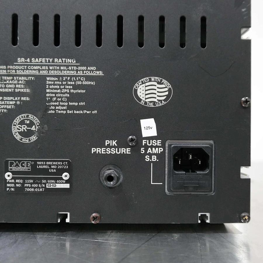 Used Pace 7008-0187 Power Supply PPS-400 Control For PRC 2000 Soldering/Rework System