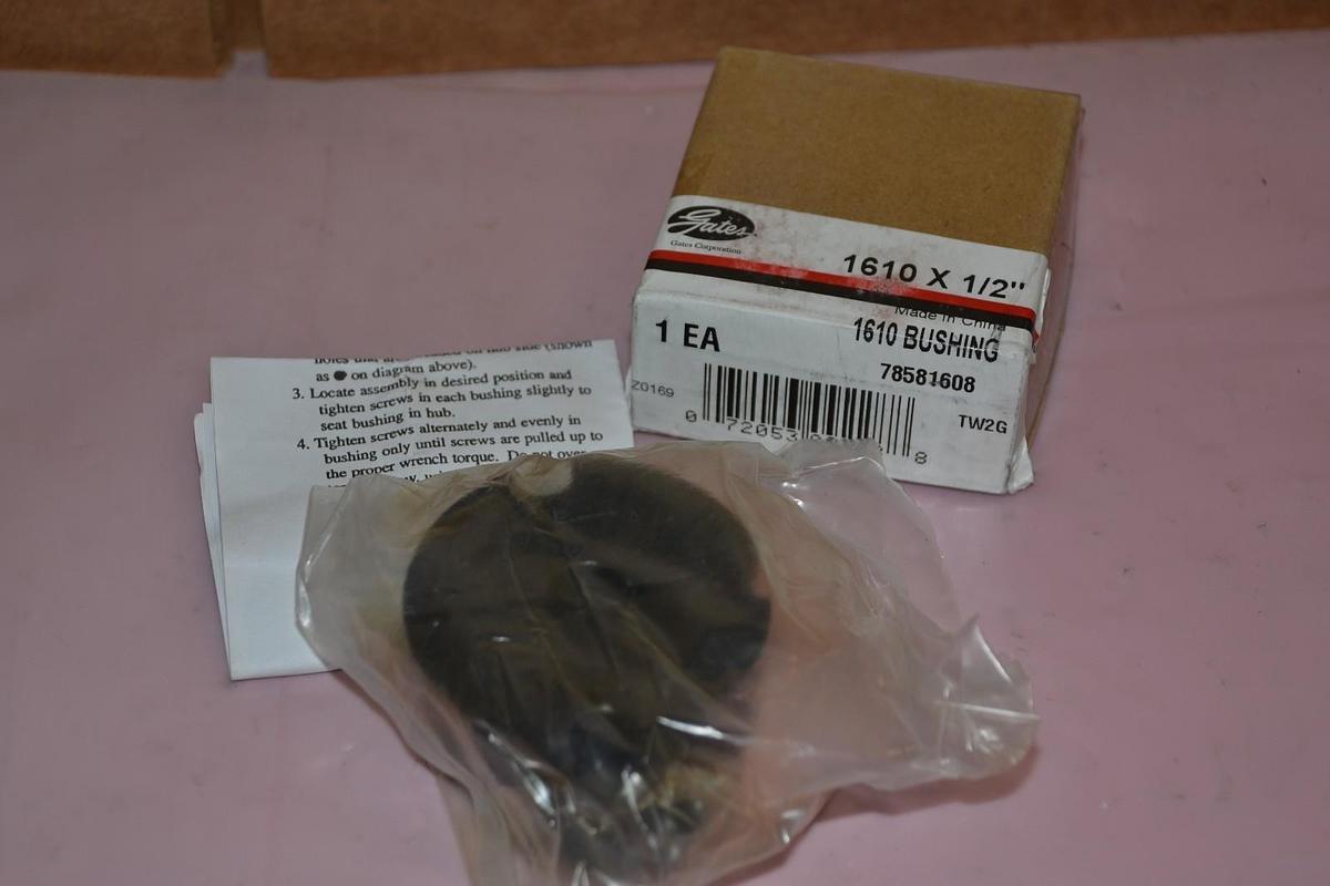 GATES 78581608 1610 X 1/2" BUSHING NEW