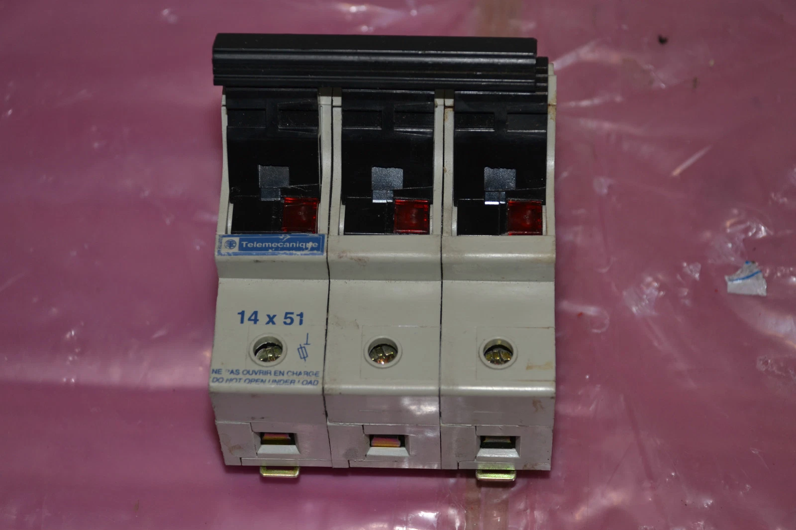 Used TELEMECANIQUE CIRCUIT BREAKER GK1-EF GK1 EF GK1EF 50 A 50 amp 50a 690 V