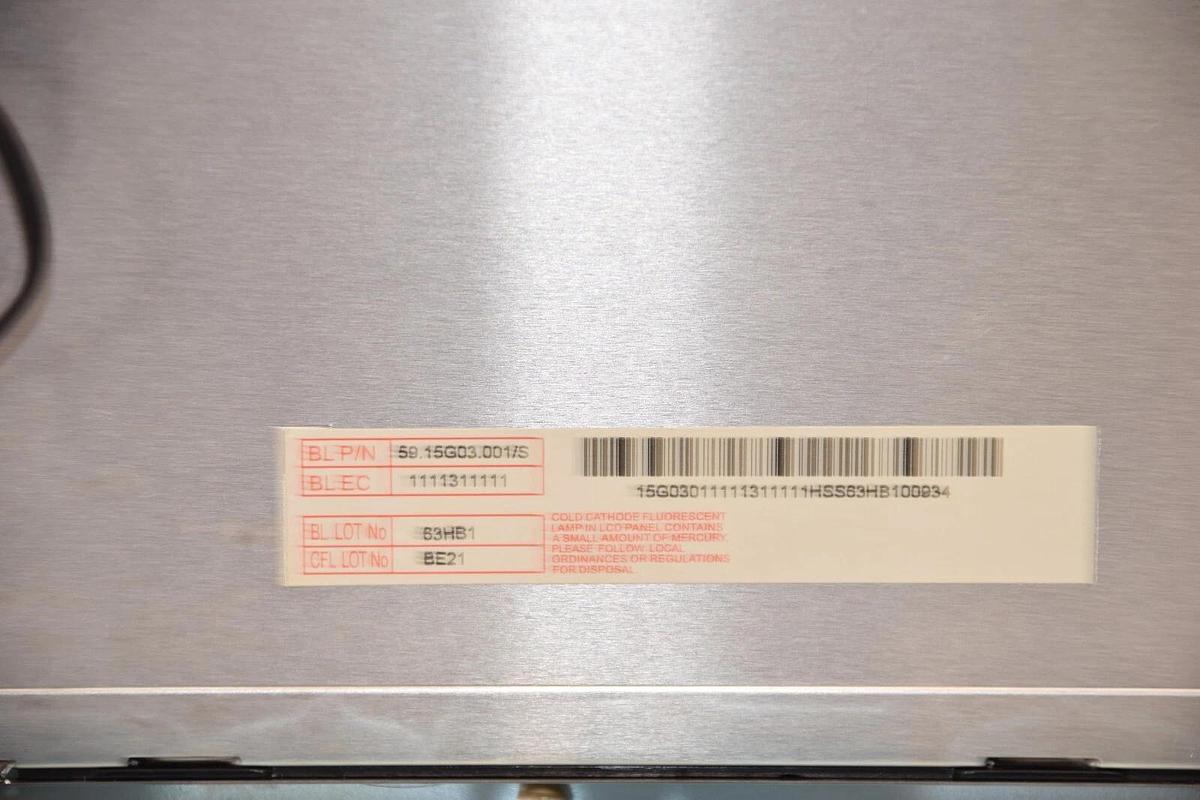 Used ALLEN BRADLEY AU OPTRONICS G150XG01 1500P 15" LCD Display Front Cover Screen