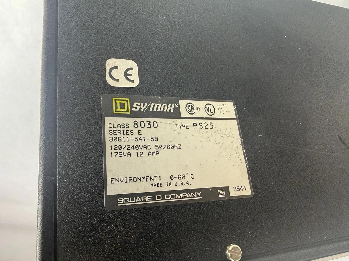 (New) SYMAX Square D 8030-PS-25 E 8030PS25 8030 PS25 ser E  Sy/max PS25