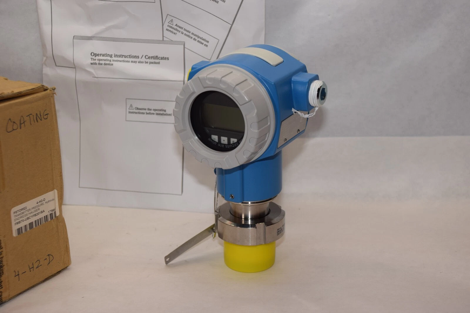 (NEW) ENDRESS + HAUSER FMB70-UBC1FB201LBA# 79.5psi Deltapilot S Pressure Sensor