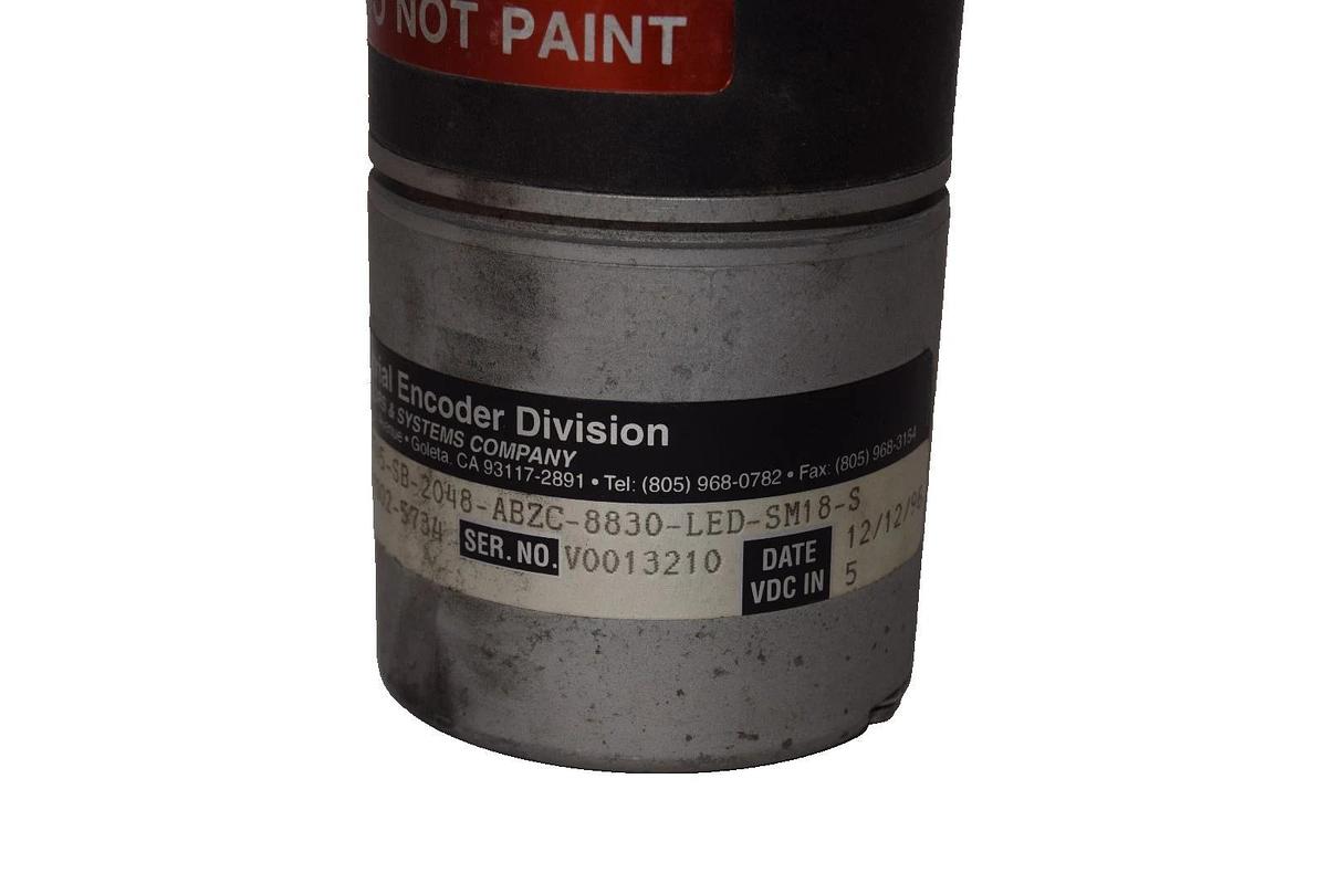 Used BEI H25E-F45-SB-2048-ABZC-8830-LED-SM18-S H25EF45SB2048ABZC8830LEDSM18S Encoder