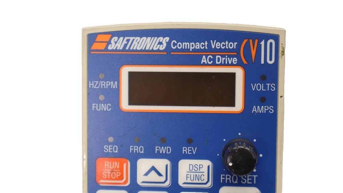 Used Saftronics SDOP-LED , SD0P-LED Compact Vector AC Drive *Display Only*