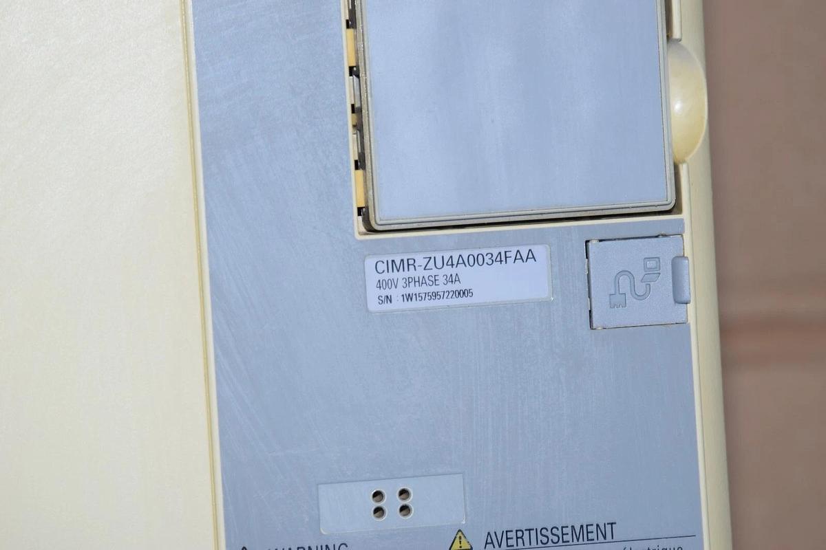 Used Yaskawa AC Drive Z1B1B034PMB Z1000 Bypass Inverter 3ph 480v 34a CIMR-ZU4A0034FAA