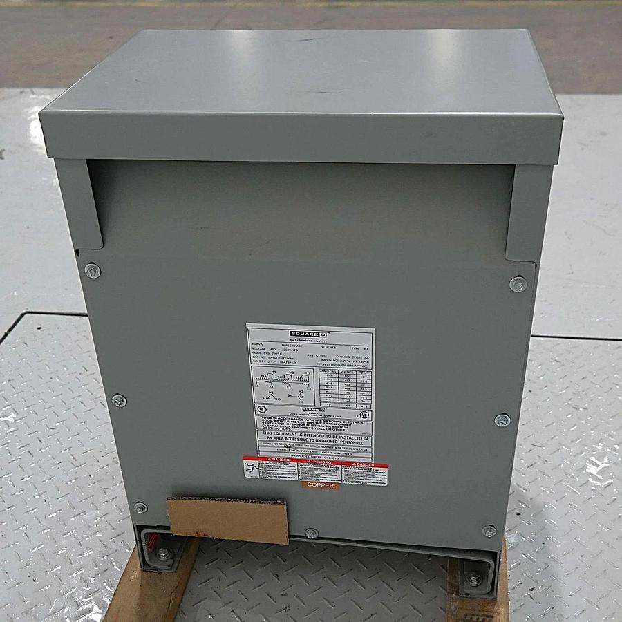 Square D Schneider 15kVA Transformer 480v pri 208Y/120 EX15T3HFCUN3R 15 KVA NEW