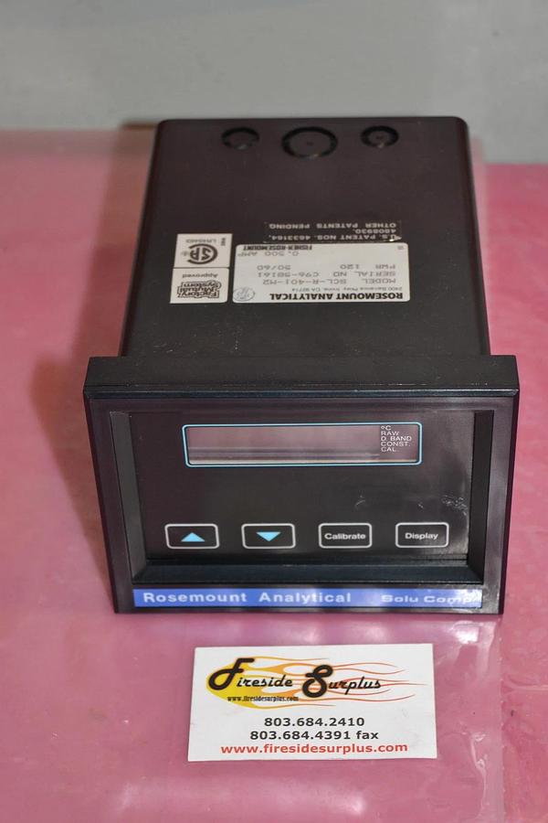 Used FISHER ROSEMOUNT ANAZLYTICAL SCL-R-401-M2 SCL R 401 M2 SCLR401M2 0.5A 0.5 A AMPS