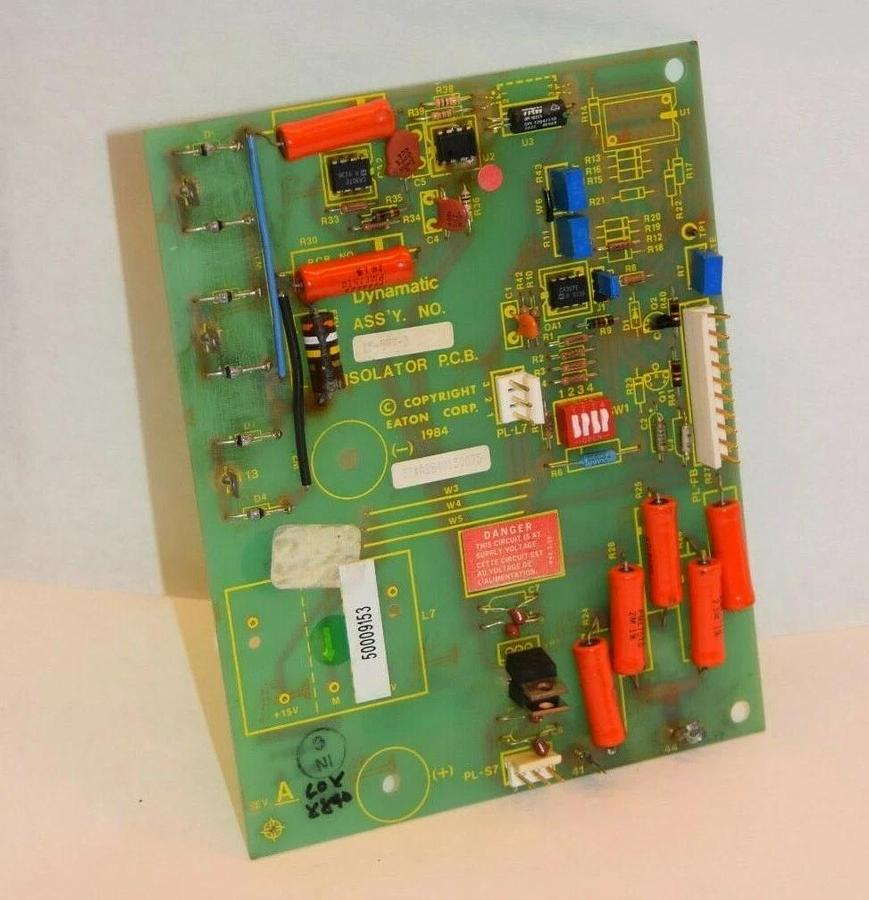 Used EATON 15-597-3 155973 Dynamatic Assembly Isolator PCB Board