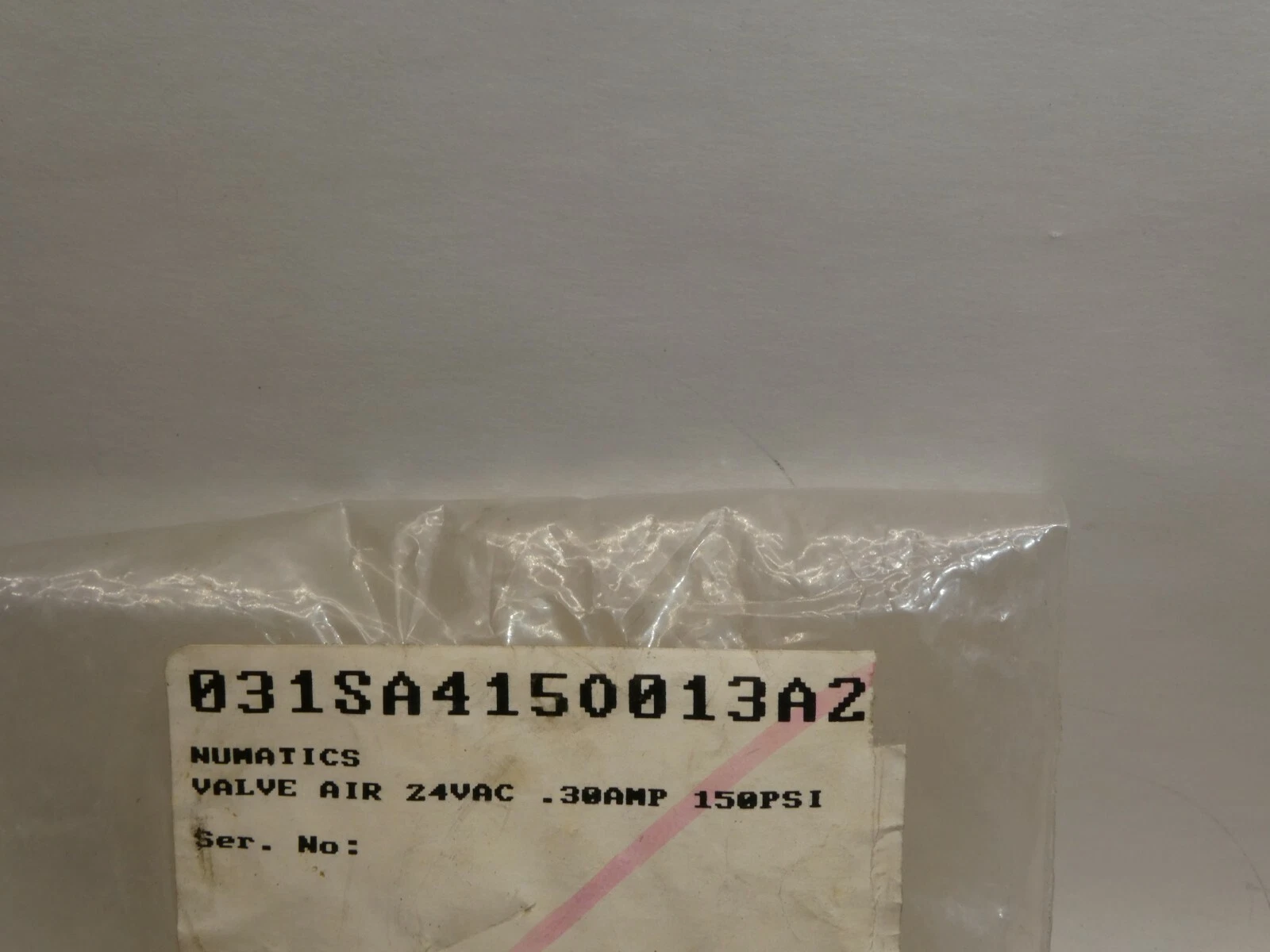 (NEW) NUMATICS 237-865B 031SA4150013A2 24Vac .30Amp 150psi Solenoid Valve