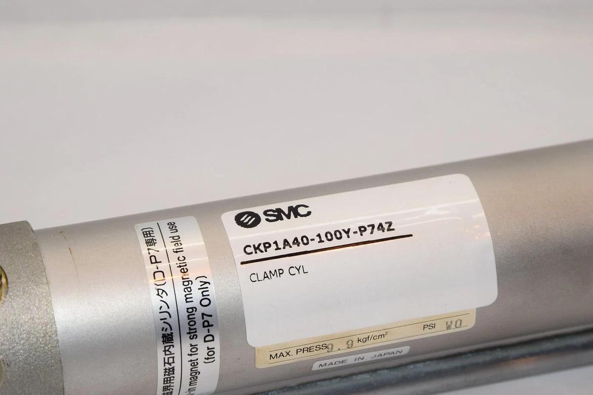 (NEW) SMC CKP1A40-100Y-P74Z 9.9kgf/cm² Clamp Cylinder
