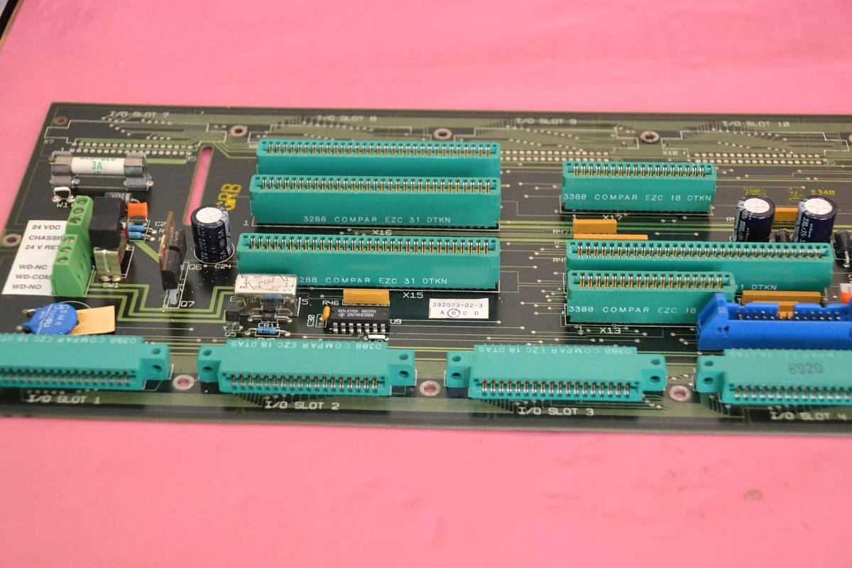 Used Bristol Babcock I/O CPU Circuit Board Card 392003-02-3 392003023 392003 Rev B